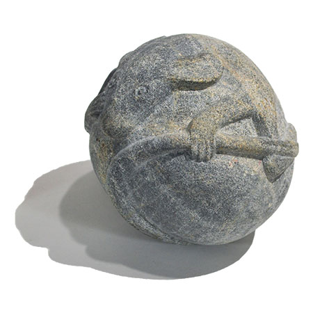Stone carving of mouse