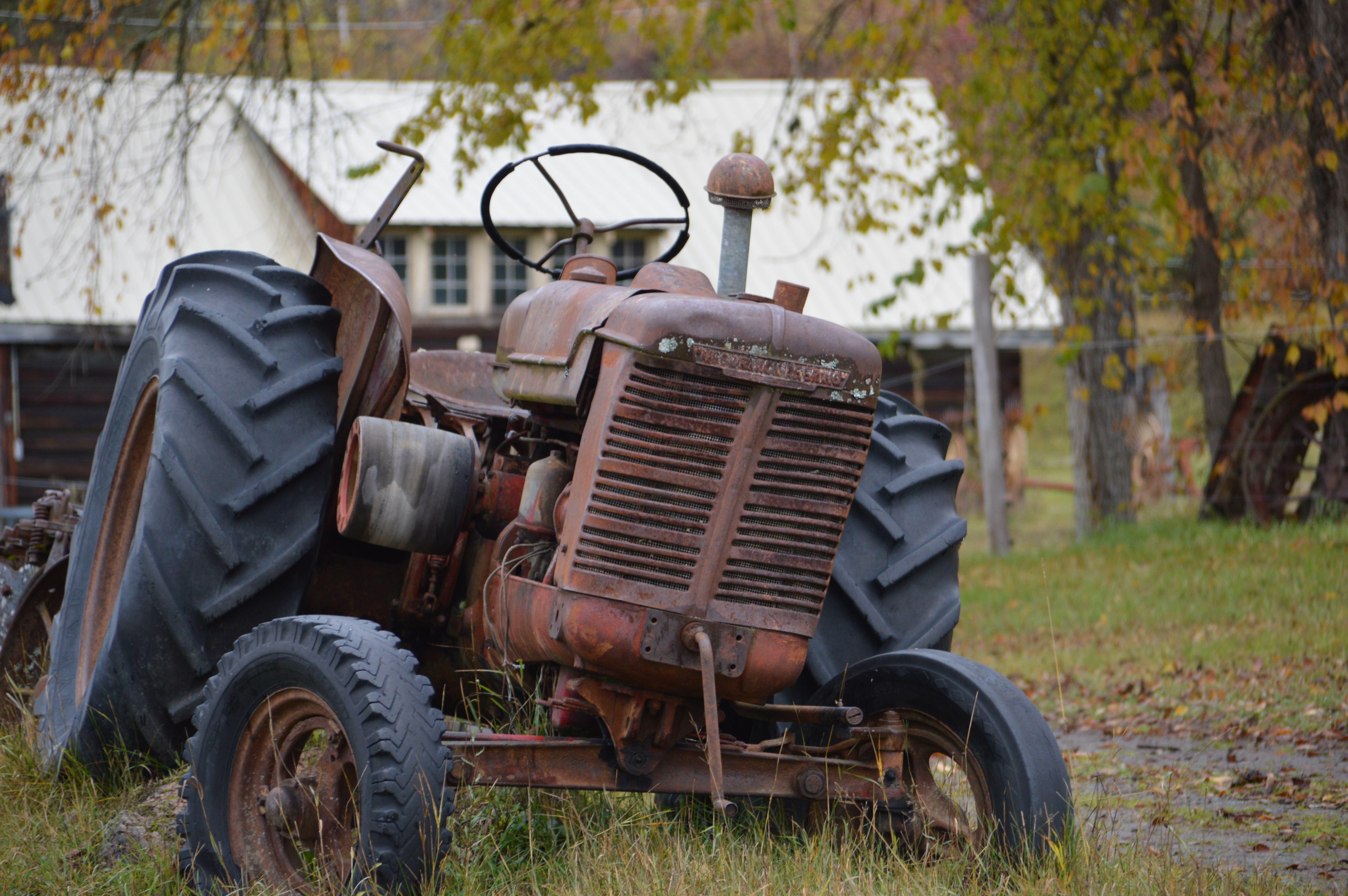 dead tractor